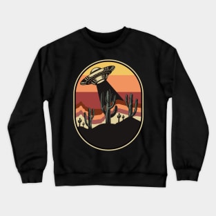 Desert alien Ufo Crewneck Sweatshirt